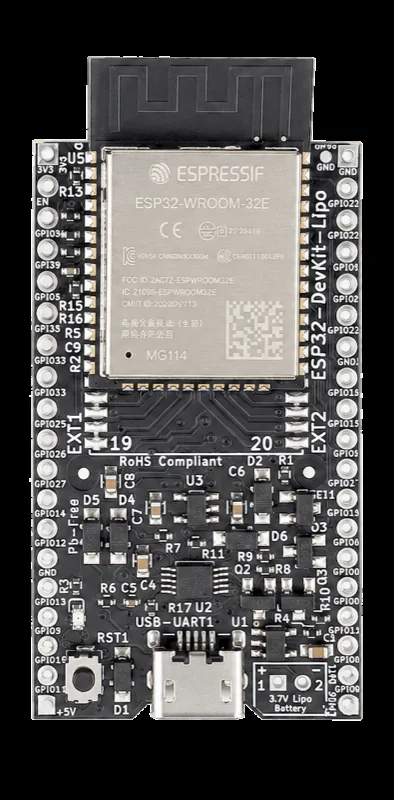 CktHub ESP32-WROVER-DevKit-Lipo board with built-in battery charger