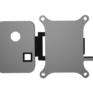 ESP32-CAM Enclosure with Antenna Slot, USB Input – Hinged Case, Clip Lock