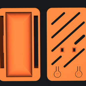 ESP32 DevKit V1 Protective Case – Snap-Fit Lid, Button Access, USB & Pin Cutouts