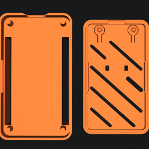 ESP32 DevKit V1 Protective Case – Snap-Fit Lid, Button Access, USB & Pin Cutouts