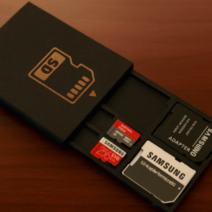SD Card Case – Holds SD & MicroSD Cards | Compact Storage Jar for Photographers, Makers & Everyday Use