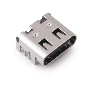 USB-C (USB TYPE-C) Receptacle Connector 16 Position Surface Mount, Right Angle SMD DEALON USB-TYPE-C-019 RoHS